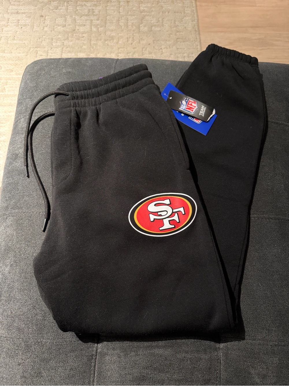 NFL San Francisco 49ers Black Sweatpants
